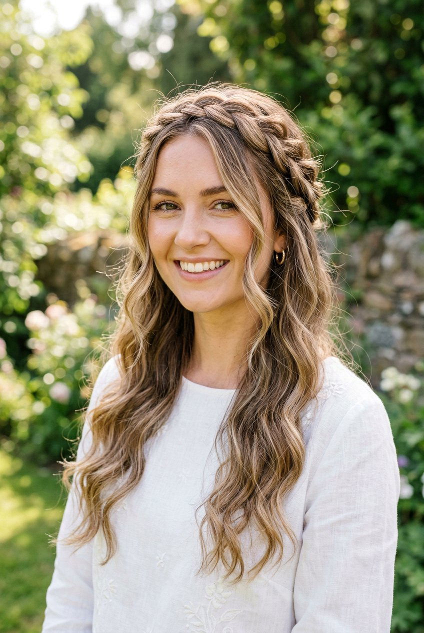 Boho Headband Braid Waves - 20 school hairstyle with headband braid - 20 school hairstyle with headband braid