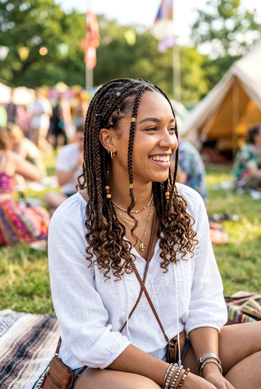 20 Beautiful Boho Festival Braid Styles For Your Next Fest