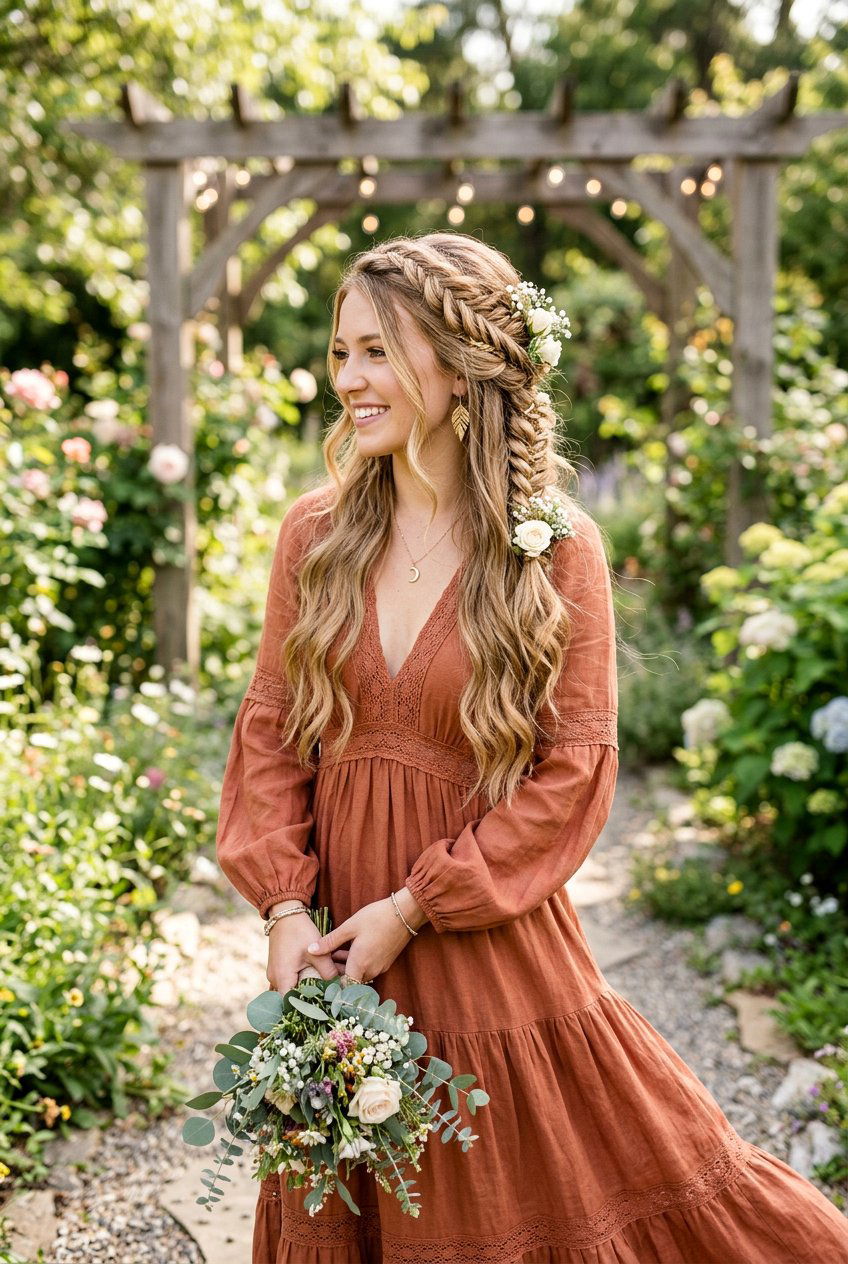 Boho Prom Braids - 20 best prom hairstyle ideas - 20 best prom hairstyle ideas