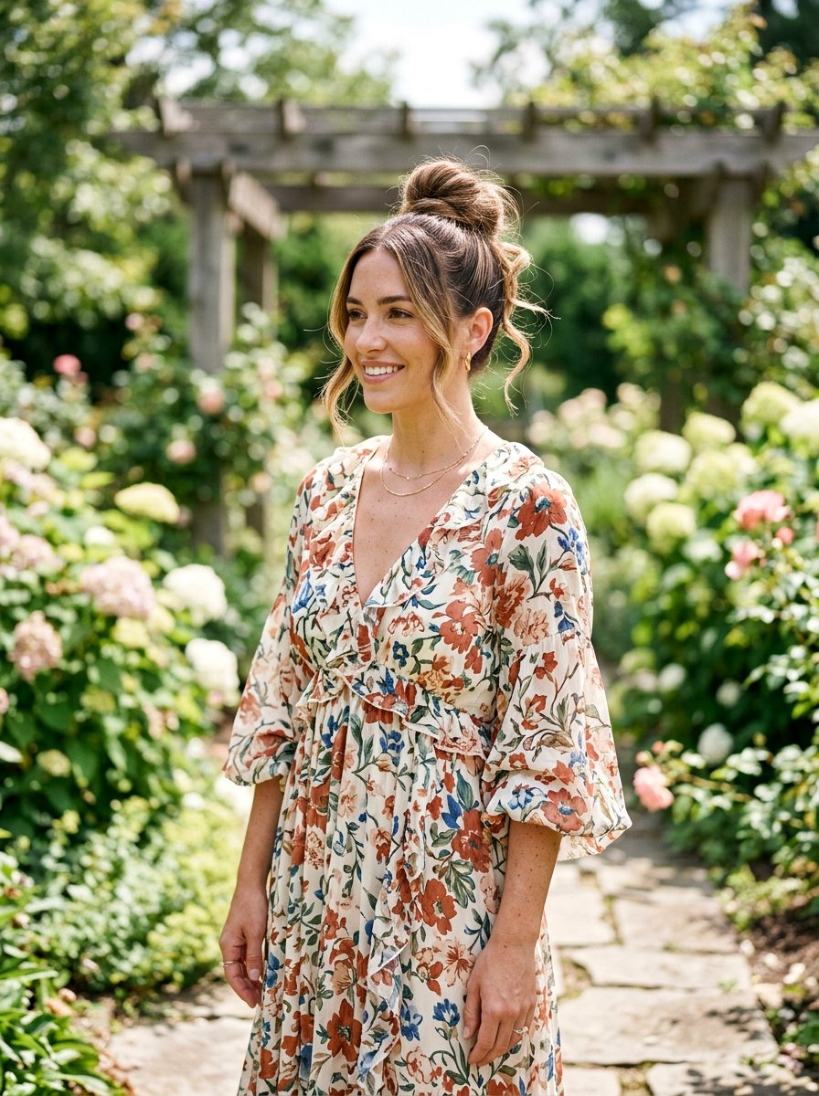 Boho Sleek Top Knot - 20 party hairstyle with sleek top knot - 20 party hairstyle with sleek top knot