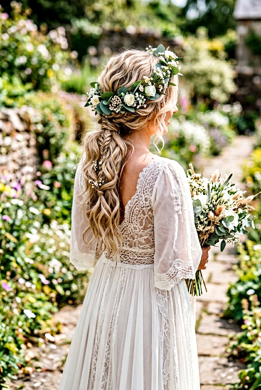 Boho Voluminous Bridal Ponytail - 20 voluminous bridal ponytail - 20 voluminous bridal ponytail