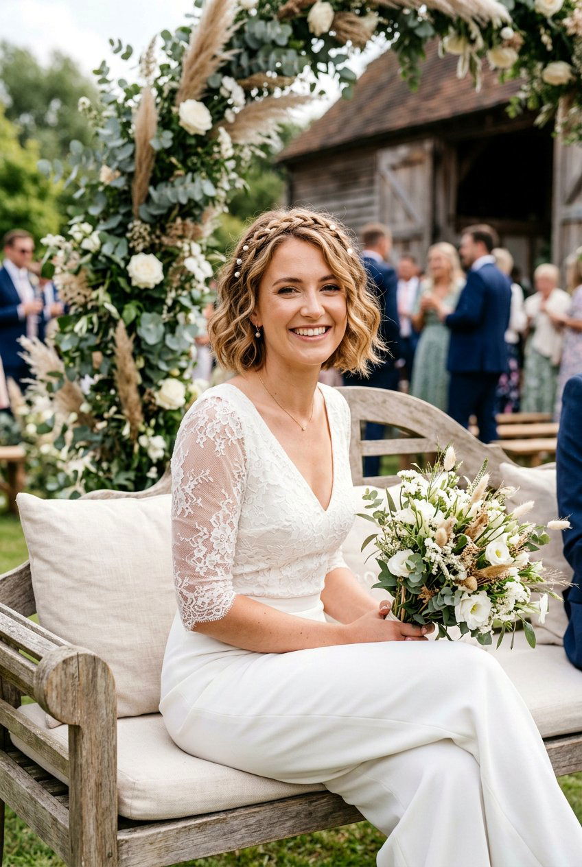 Boho Wedding Hair For Short Hair - 20 bohemian wedding hairstyles - 20 bohemian wedding hairstyles