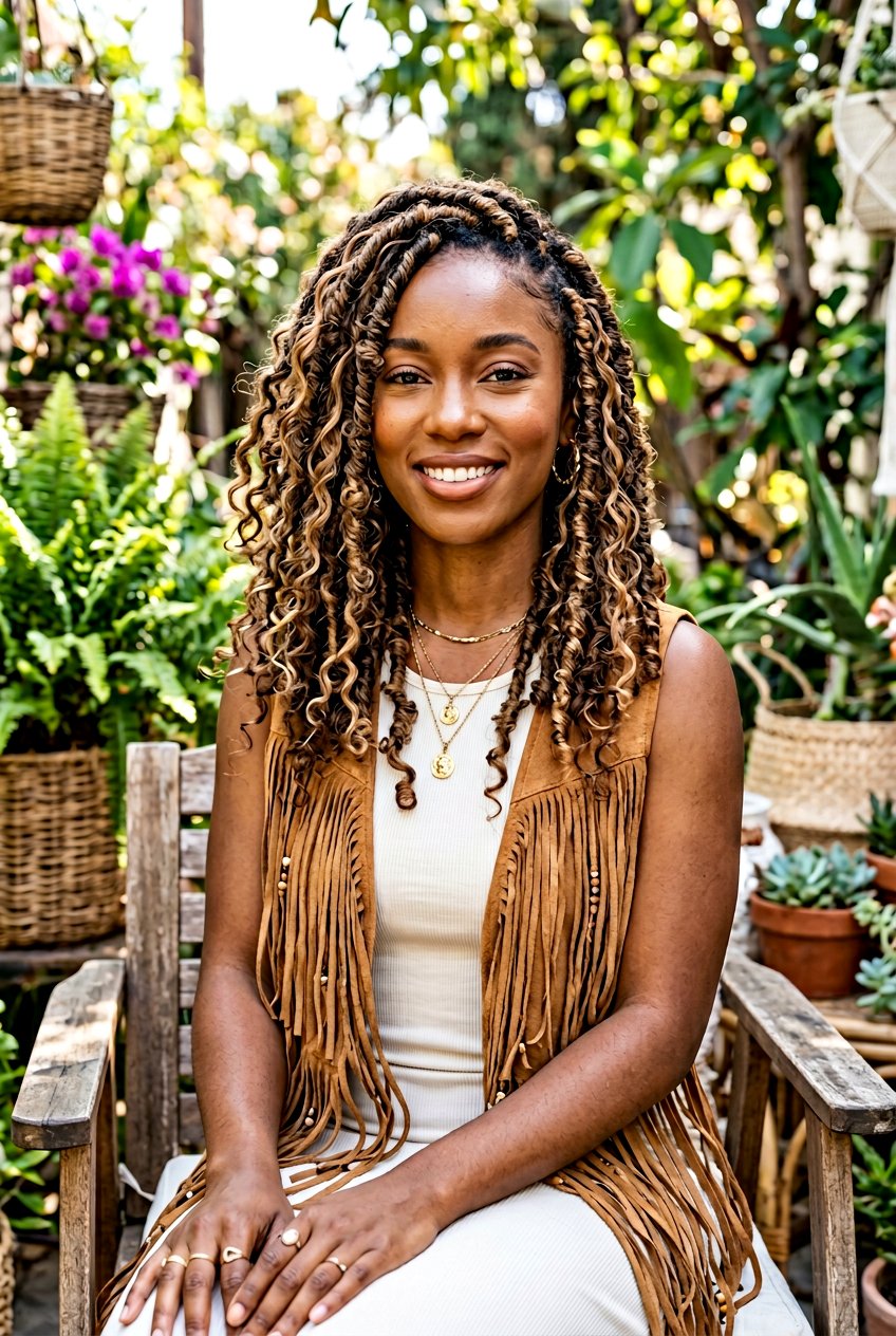 Boho butterfly locs - 20 butterfly locs hairstyles - 20 butterfly locs hairstyles