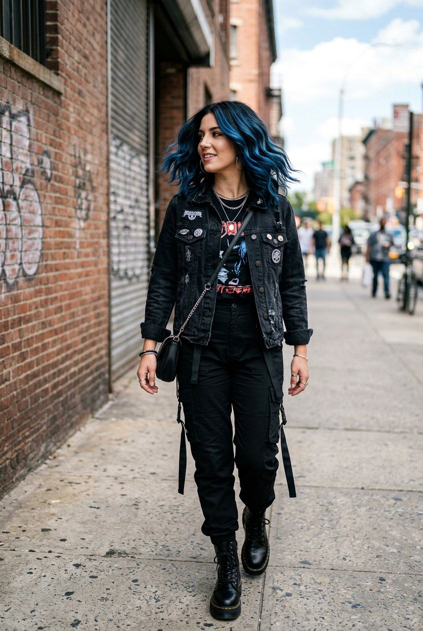 Bold Blue Black Balayage - 20 blue black balayage - 20 blue black balayage