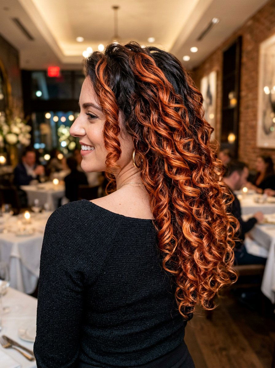 Bold Strawberry Copper Balayage With High Contrast - 20 strawberry copper balayage - 20 strawberry copper balayage