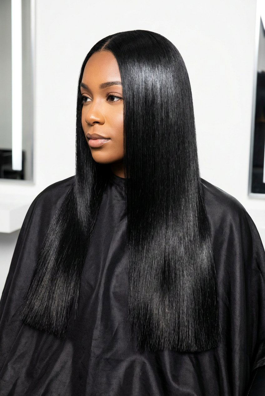 20 Stunning Silk Press Hairstyles for Flawless Natural Hair