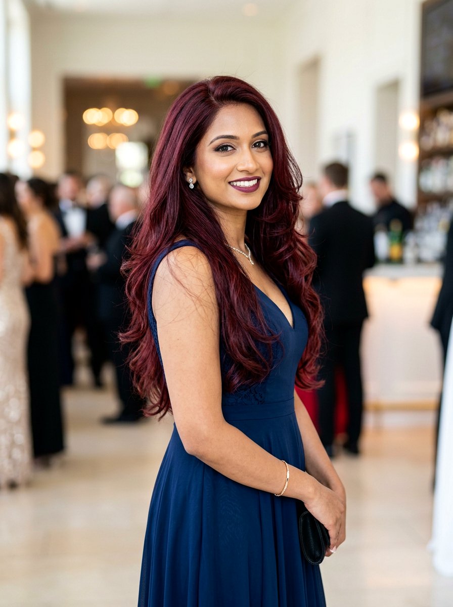 20 Stunning Winter Wine Brunette Hair Color Ideas for You