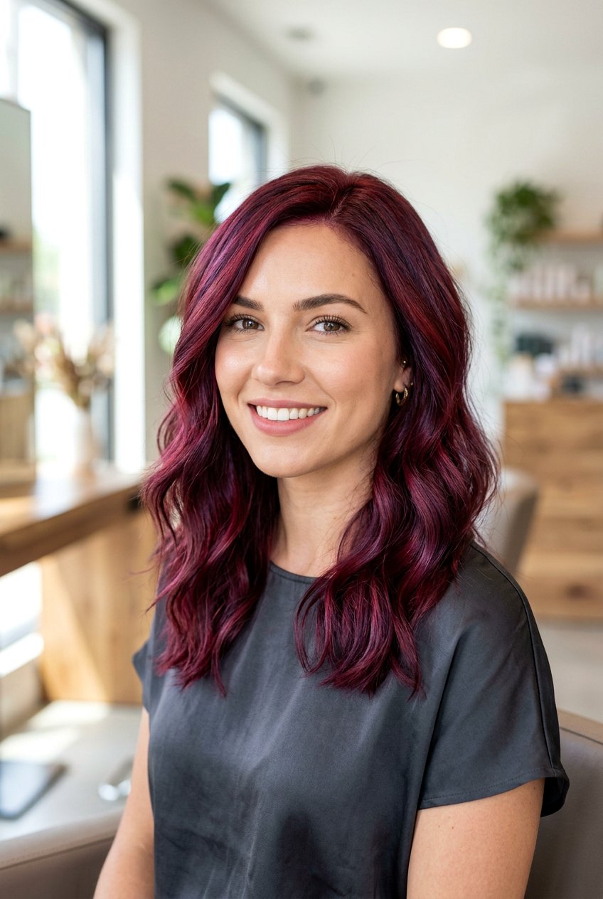 Bordeaux red hair color - 20 wine red hair color - 20 wine red hair color