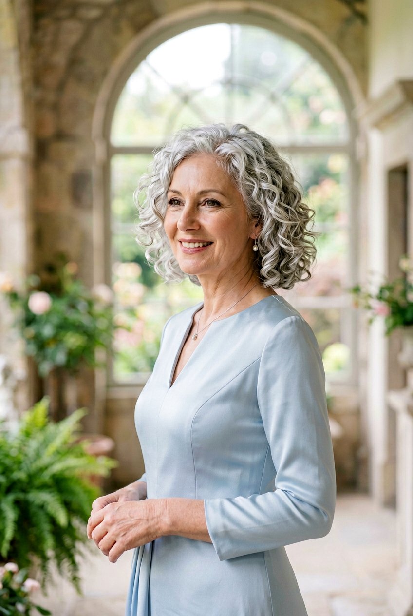 Botticelli Curly Bob - 20 curly bob for mature women - 20 curly bob for mature women