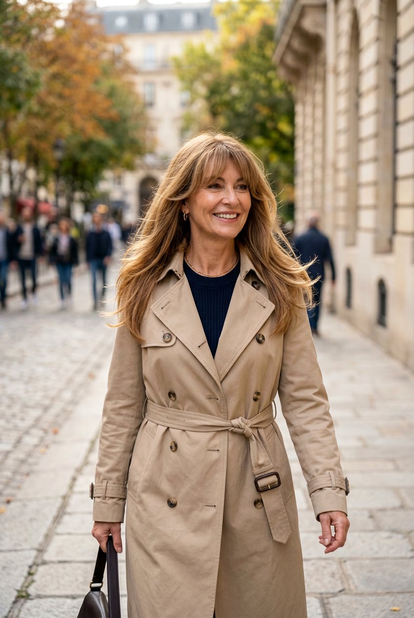 Bottleneck Bangs - 20 face framing layers for women over 50 - 20 face framing layers for women over 50