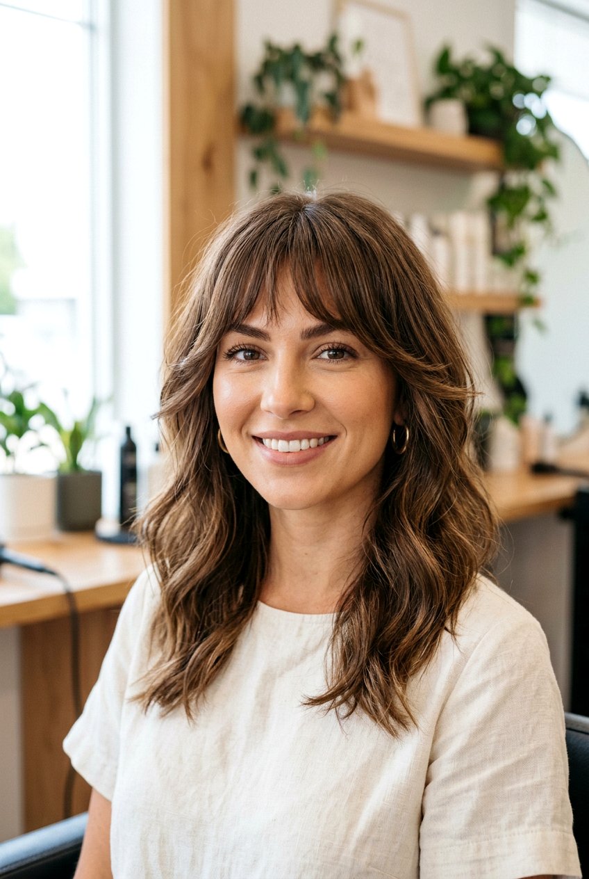 Bottleneck Bangs - 20 trendy hairstyles for women - 20 trendy hairstyles for women