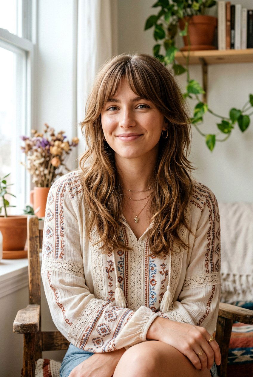 Bottleneck Bangs Haircut - 20 medium haircut to add volume to fine hair - 20 medium haircut to add volume to fine hair