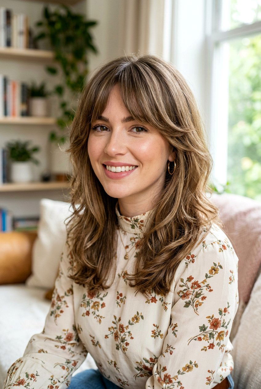 Bottleneck Bangs Haircut - 20 popular haircuts for women - 20 popular haircuts for women