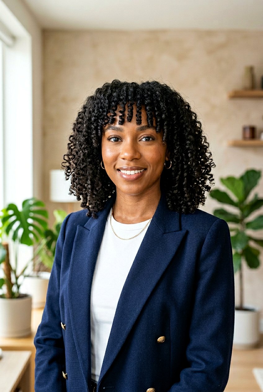 Bottleneck Bangs On Natural Hair - 20 natural hair bangs styles - 20 natural hair bangs styles