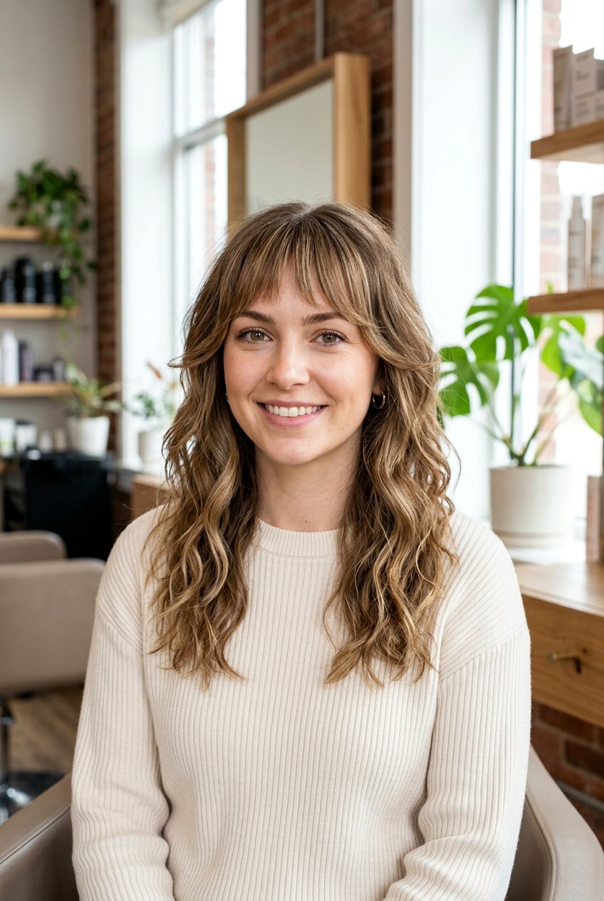 Bottleneck Bangs Wavy Hair - 20 hairstyles for wavy hair - 20 hairstyles for wavy hair