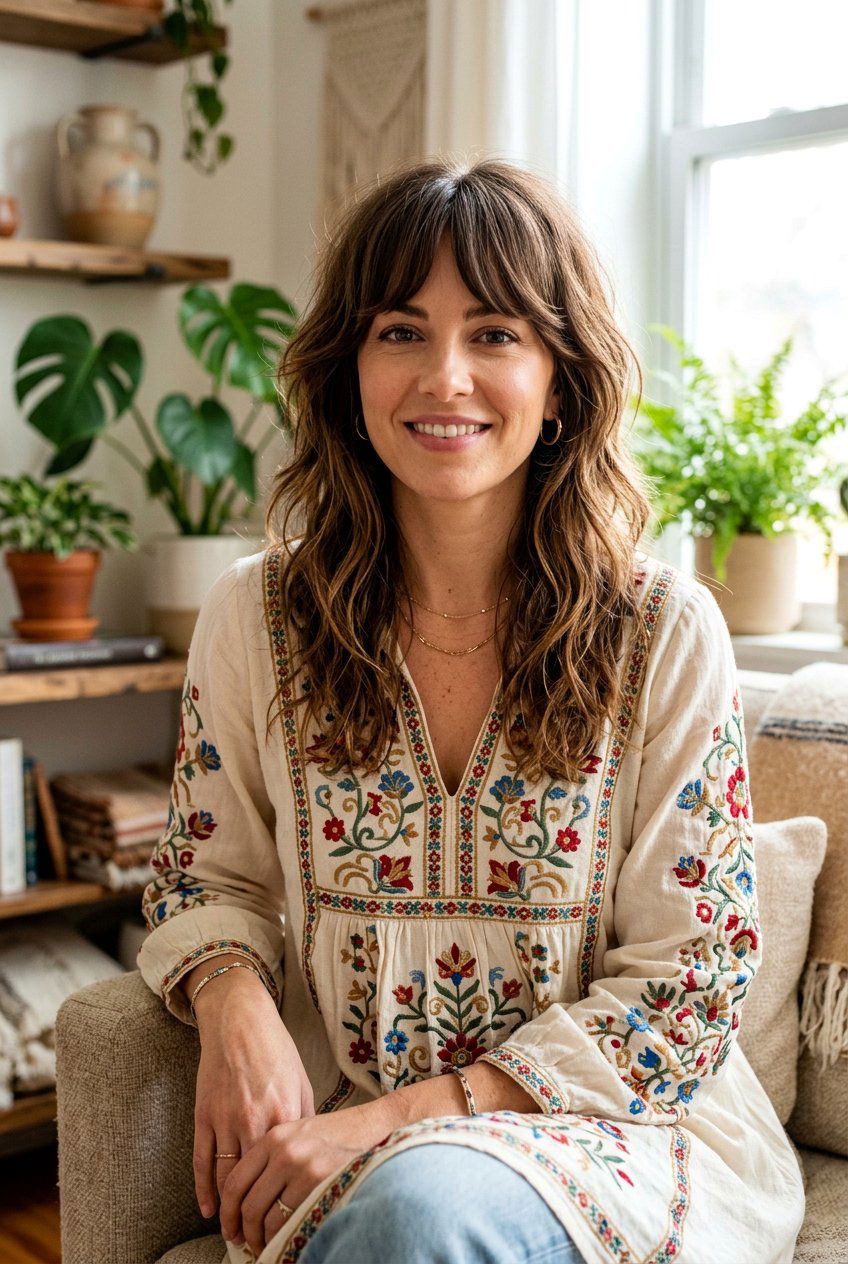 Bottleneck Shag With Fringe - 20 shag haircut with curtain fringe - 20 shag haircut with curtain fringe