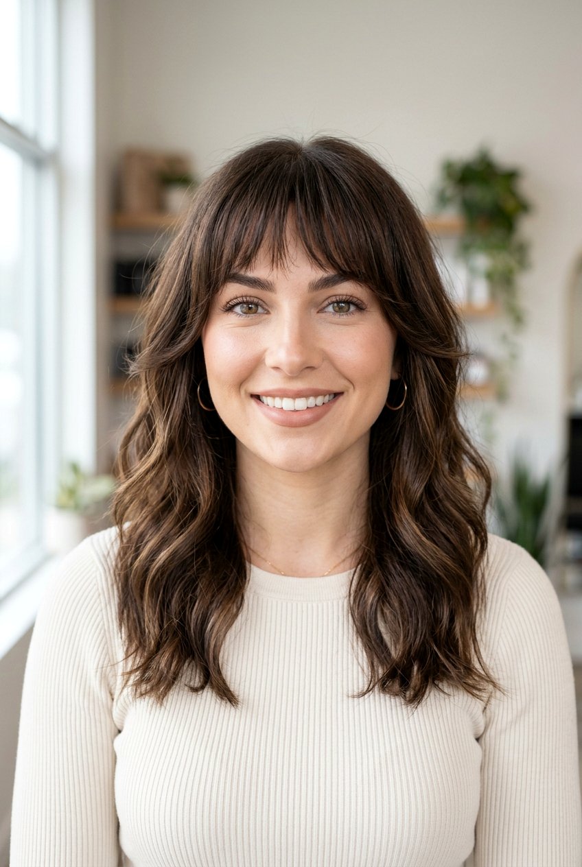 Bottleneck bangs for oval face - 20 bottleneck bangs haircut - 20 bottleneck bangs haircut