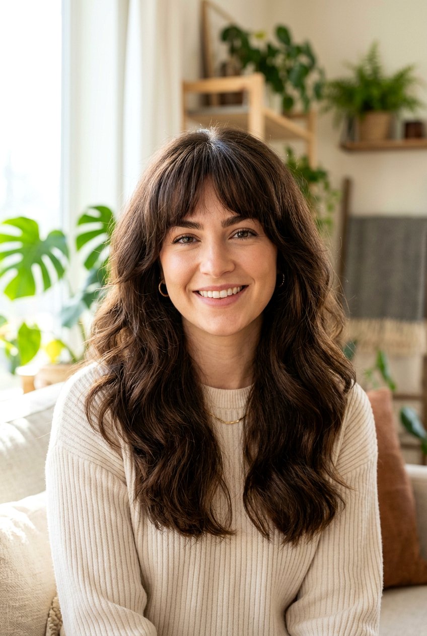 Bottleneck bangs for thick hair - 20 bottleneck bangs haircut - 20 bottleneck bangs haircut