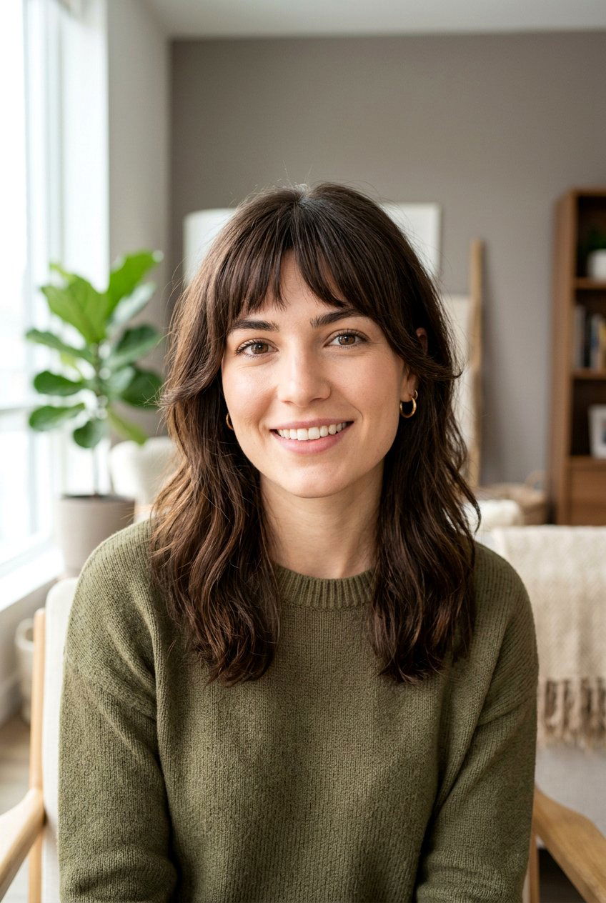 Bottleneck bangs square face - 20 bangs for square face - 20 bangs for square face