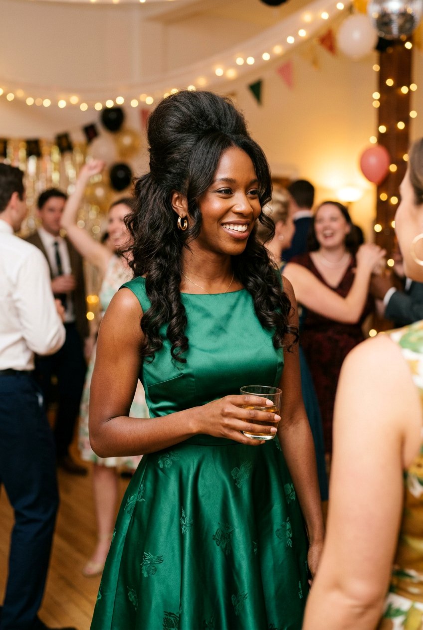 Bouffant Half Up Half Down - 20 black women mature hairstyle ideas - 20 black women mature hairstyle ideas