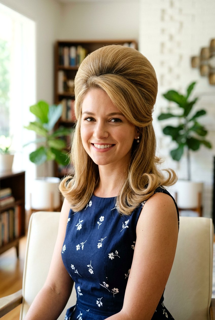 Bouffant - 20 vintage hairstyles for women - 20 vintage hairstyles for women