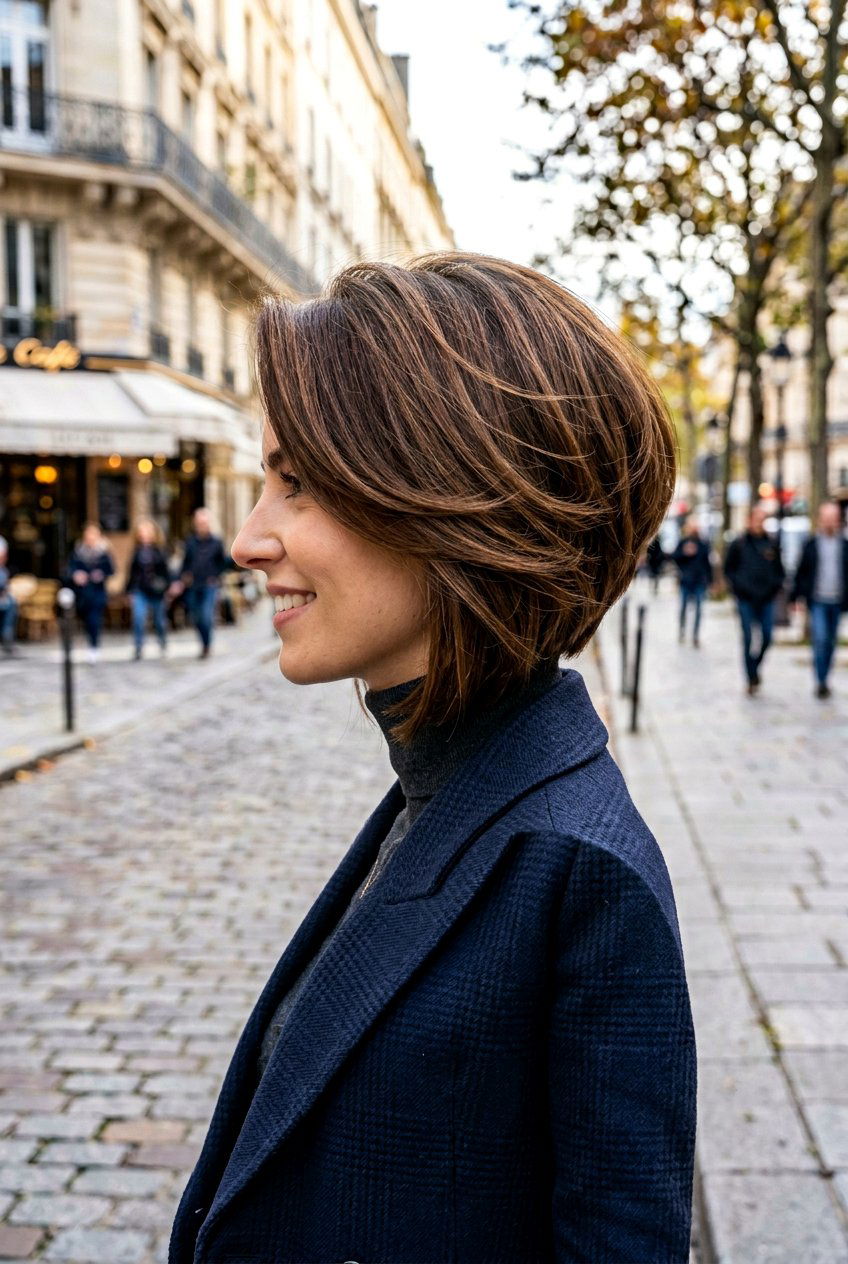 Bouncy A Line Bob - 20 bouncy hairstyle for shoulder length hair - 20 bouncy hairstyle for shoulder length hair