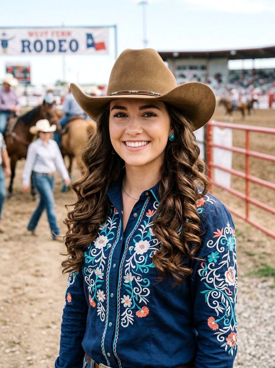 Bouncy Barrel Curls For Rodeo - 20 rodeo hairstyles for women - 20 rodeo hairstyles for women