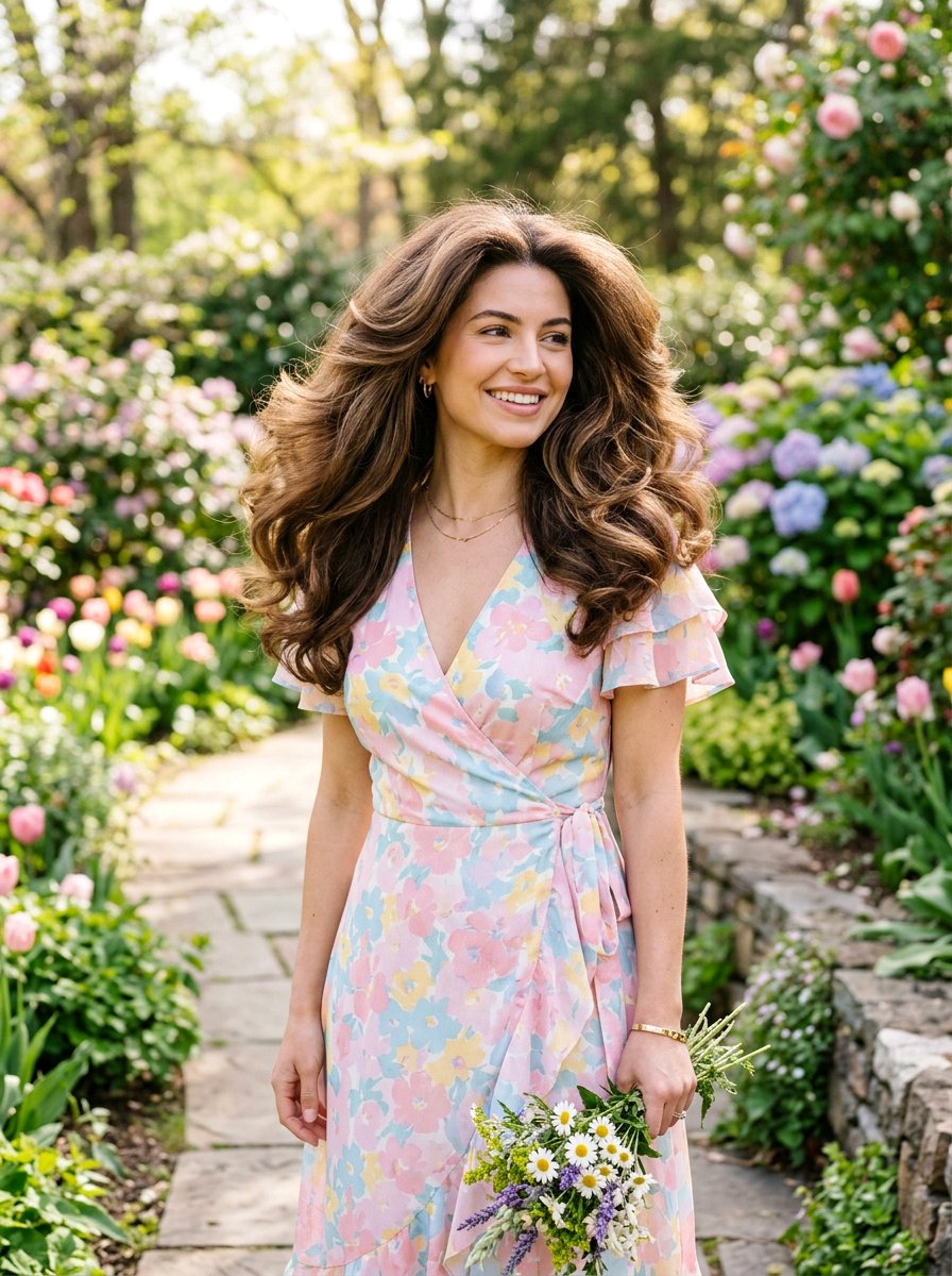 Bouncy Blowout - 20 old money haircut ideas - 20 old money haircut ideas