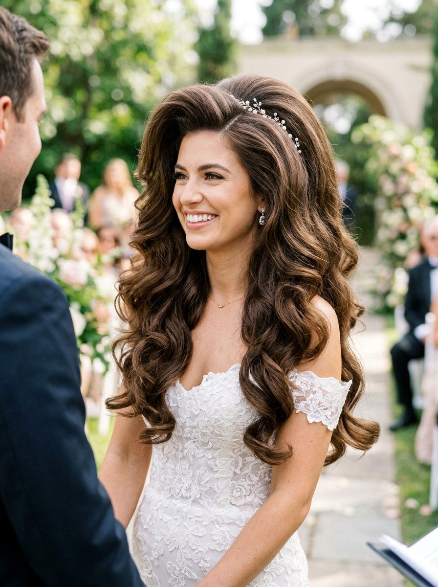 20 Stunning Wedding Hairstyles for Long Thick Hair Ideas