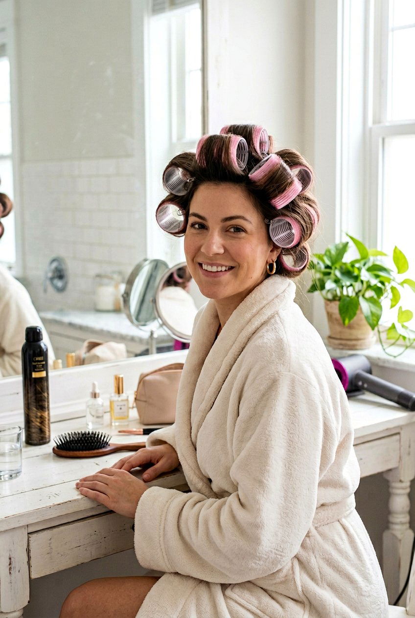 Bouncy Blowout With Velcro Rollers - 20 bouncy blowout hairstyles - 20 bouncy blowout hairstyles