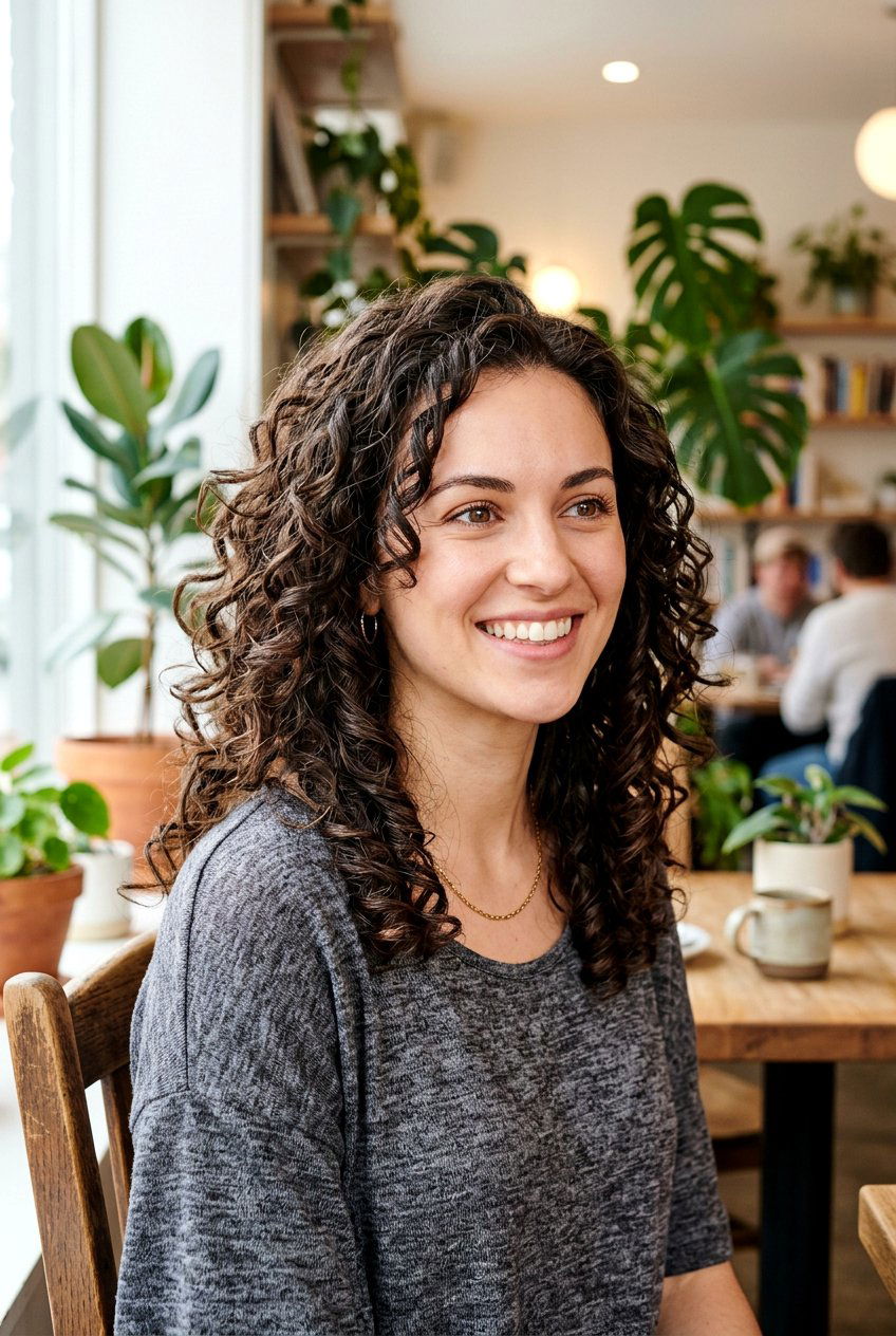 Bouncy Curly Layers For Heart Shaped Face - 20 curly haircut for heart shaped face - 20 curly haircut for heart shaped face