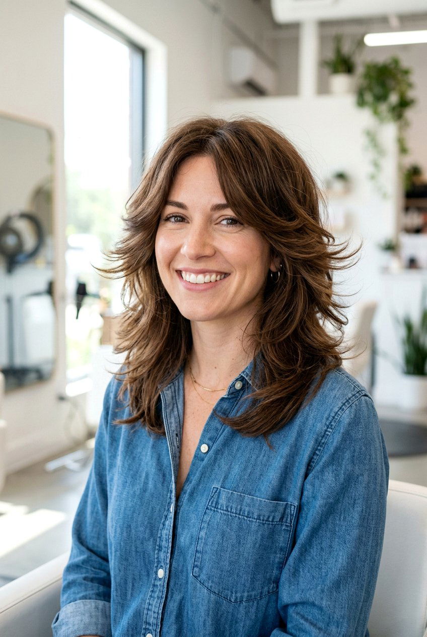 Bouncy Feathered Haircut - 20 bouncy hairstyle for shoulder length hair - 20 bouncy hairstyle for shoulder length hair