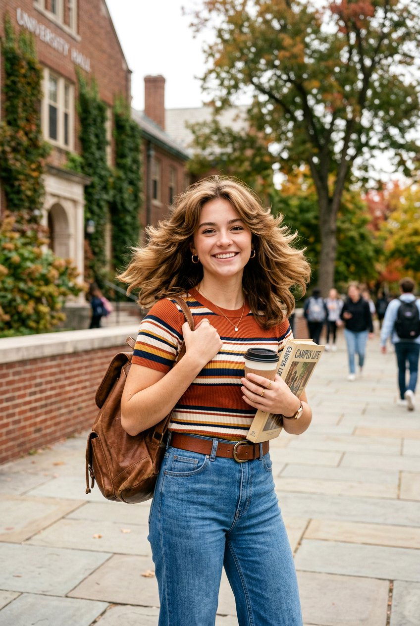 Bouncy Feathered Haircut - 20 bouncy hairstyle for college girls - 20 bouncy hairstyle for college girls
