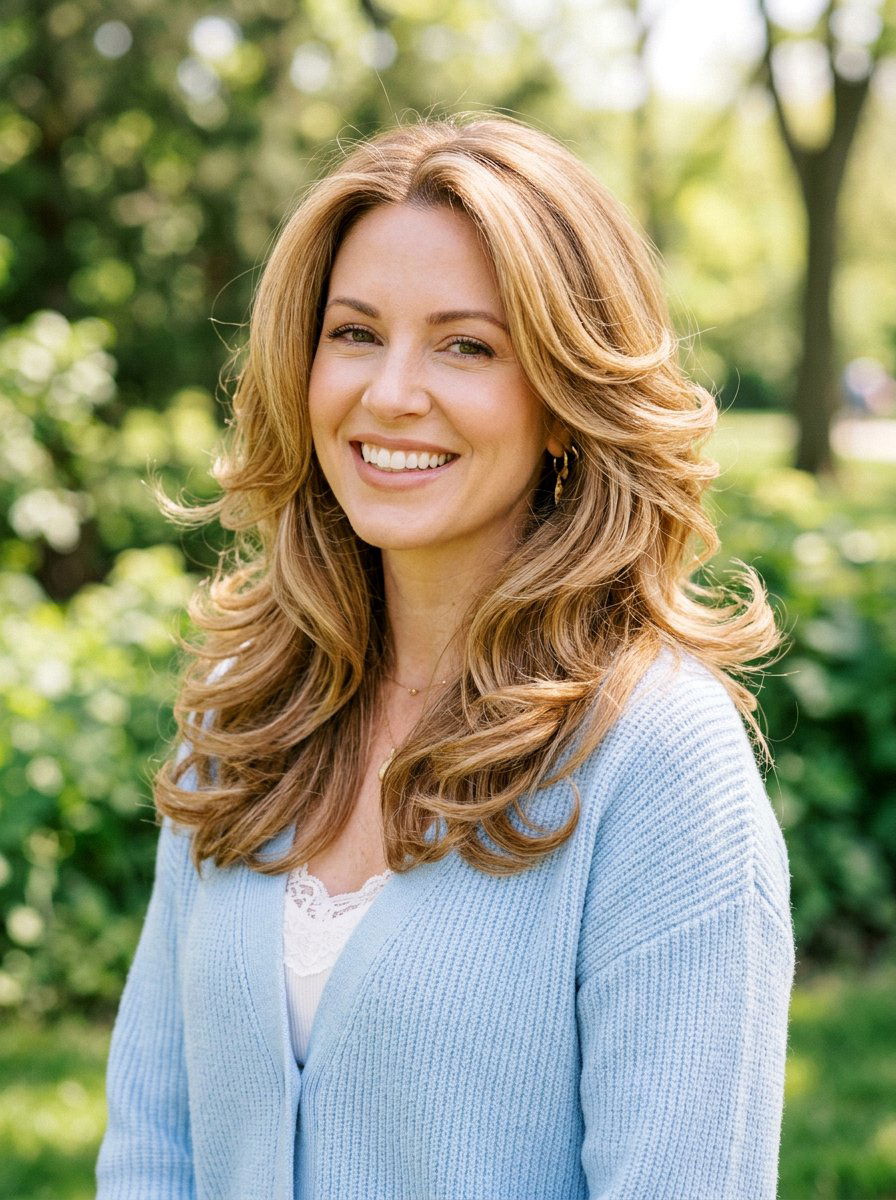 Bouncy Layered Blowout - 20 glossy old money blowout - 20 glossy old money blowout