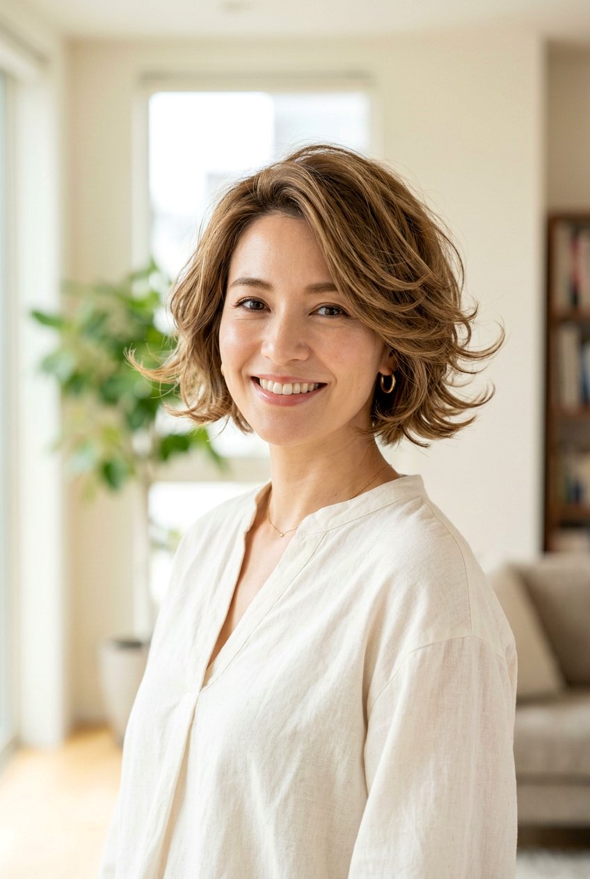 Bouncy Layered Bob - 20 bouncy hairstyle for birthday dinner - 20 bouncy hairstyle for birthday dinner