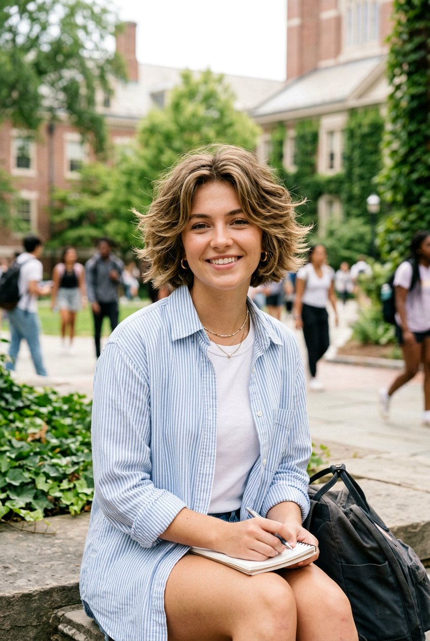 Bouncy Layered Bob - 20 bouncy hairstyle for college girls - 20 bouncy hairstyle for college girls