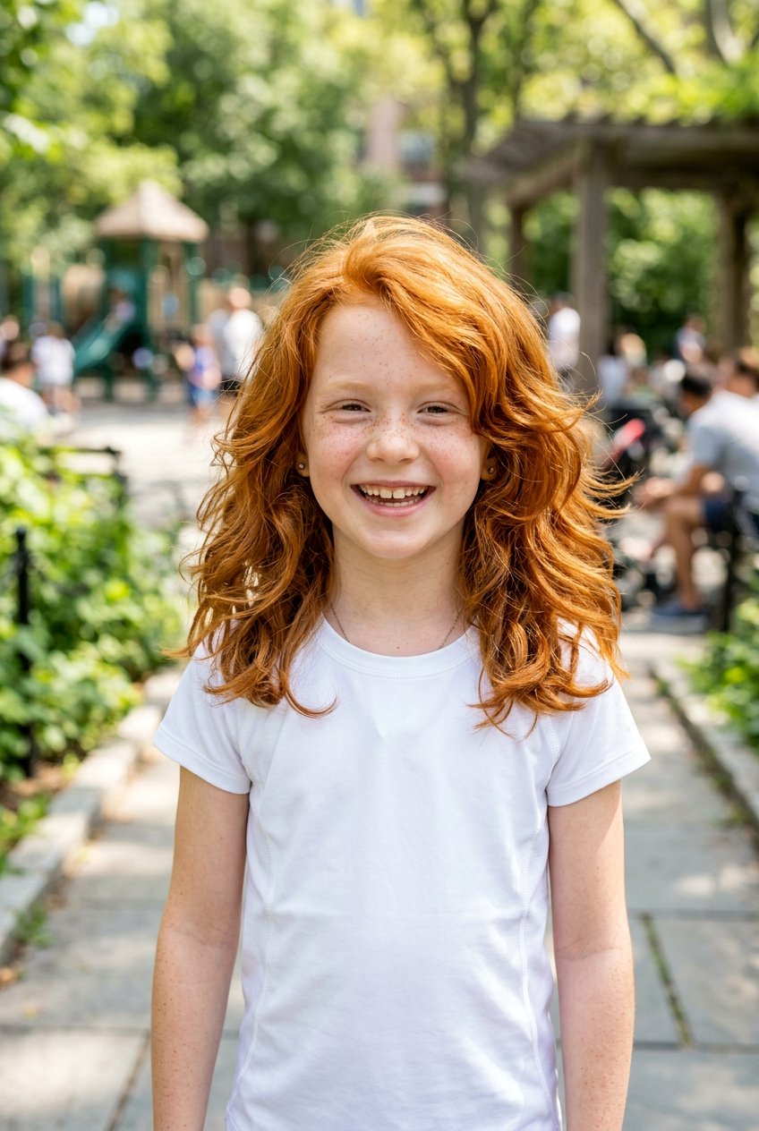 Bouncy Layered Cut - 20 shoulder length haircut for little girls - 20 shoulder length haircut for little girls