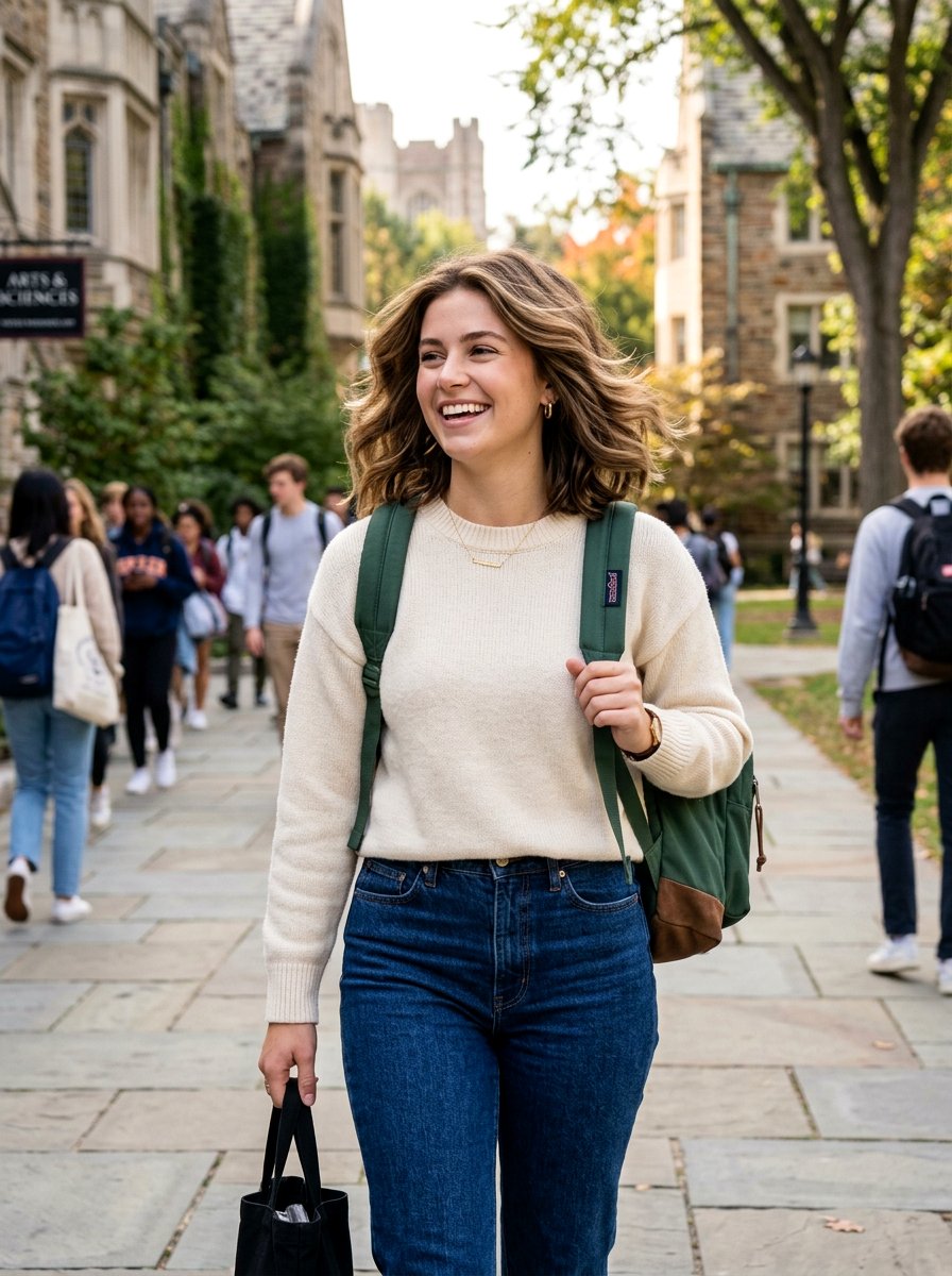 Bouncy Layered Lob For College Girls - 20 quick morning hairstyle for college girls - 20 quick morning hairstyle for college girls