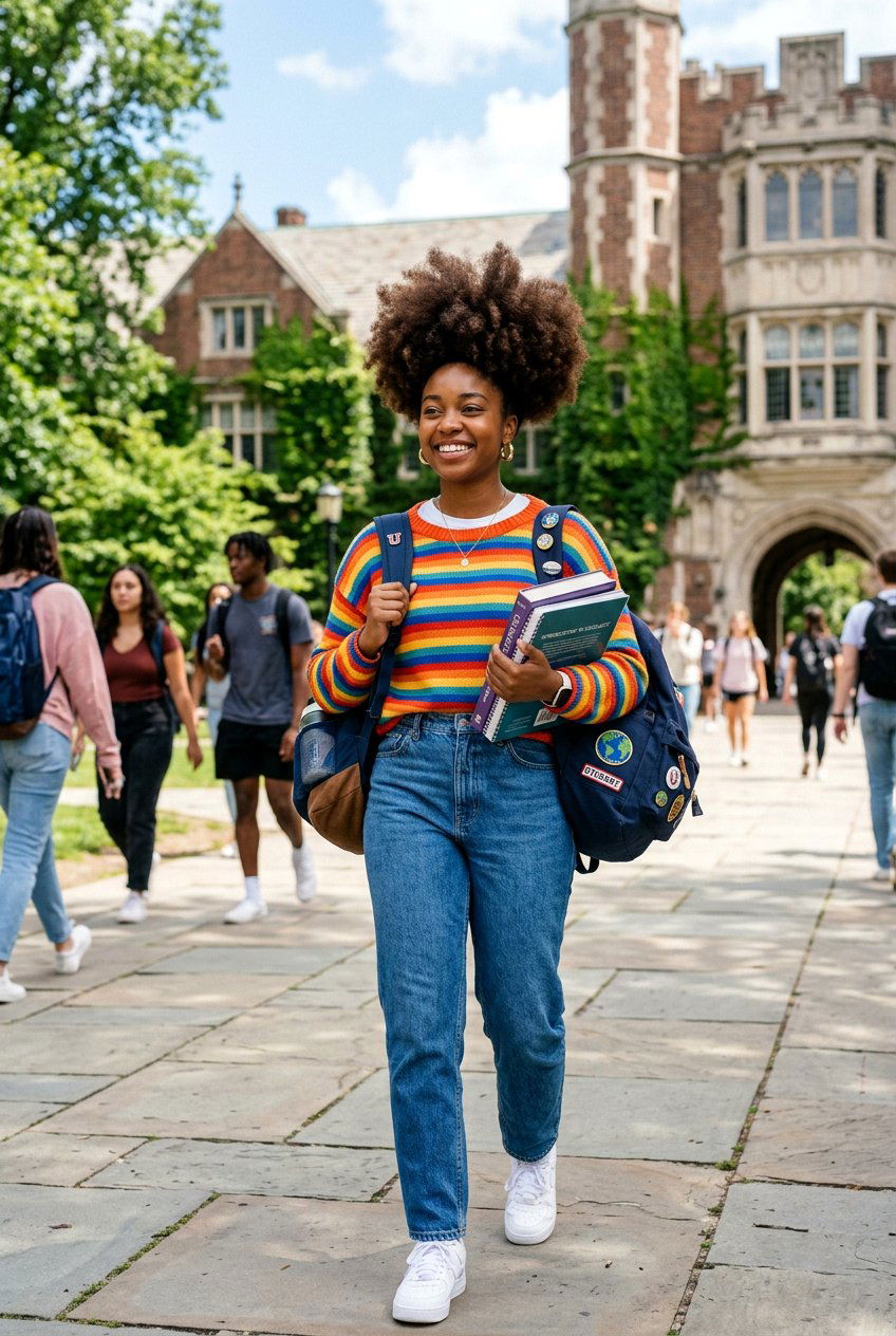 Bouncy Voluminous Afro Puff - 20 bouncy hairstyle for college girls - 20 bouncy hairstyle for college girls