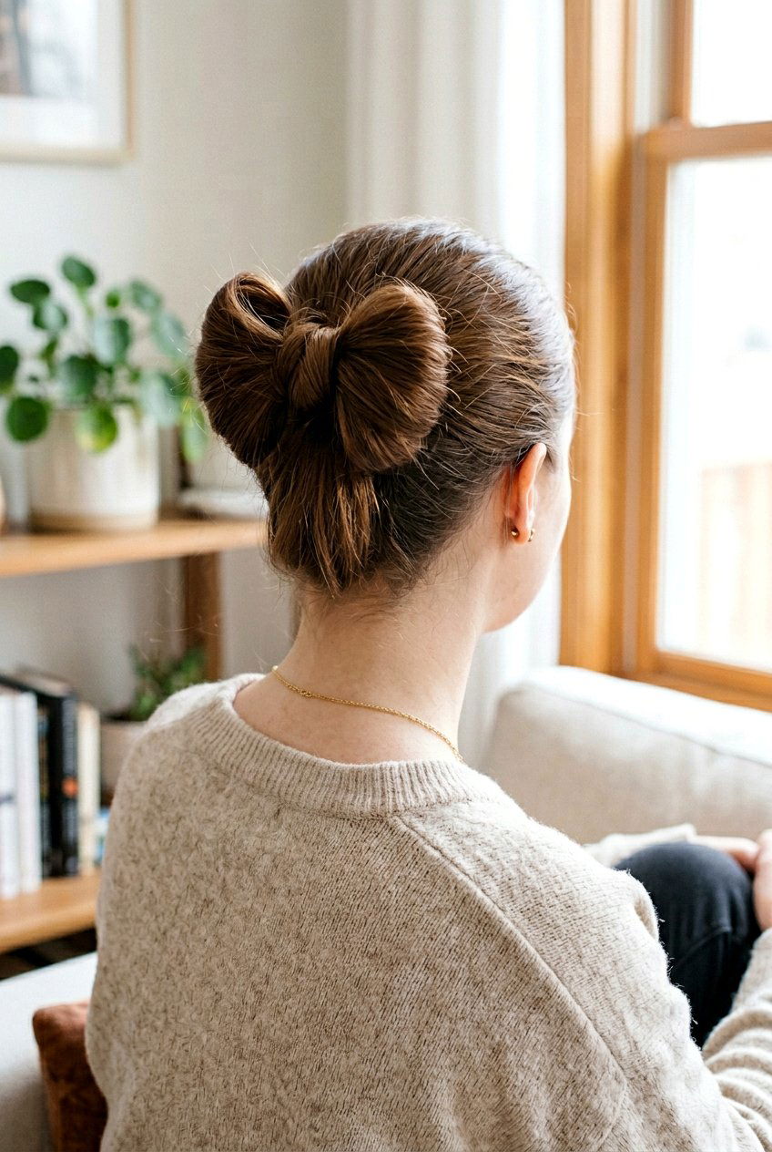 Bow Bun For Medium Hair Girls - 20 bow bun hairstyle for girls - 20 bow bun hairstyle for girls