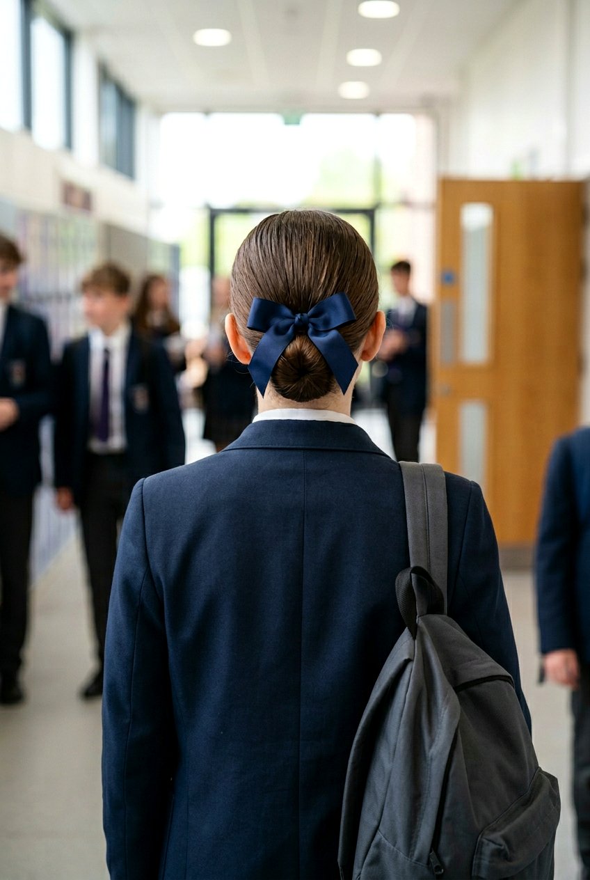 Bow Bun For School Girls - 20 bow bun hairstyle for girls - 20 bow bun hairstyle for girls