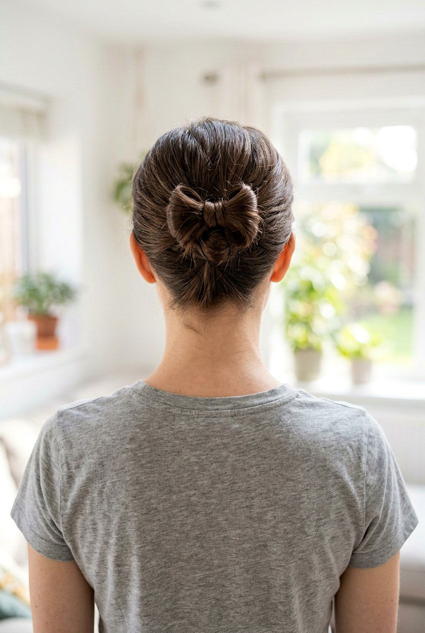 Bow Bun For Short Hair Girls - 20 bow bun hairstyle for girls - 20 bow bun hairstyle for girls