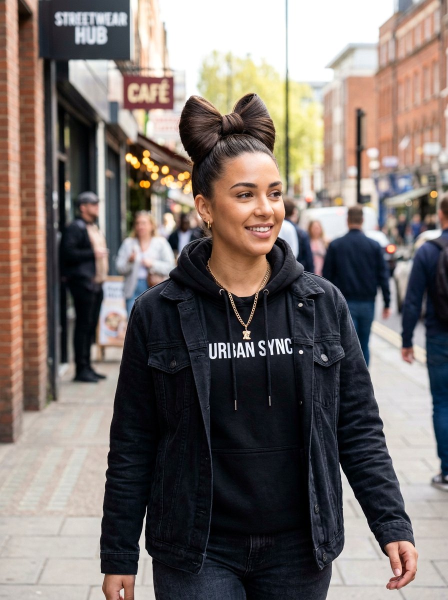 Bow Bun - 20 dance practice bun hairstyle - 20 dance practice bun hairstyle