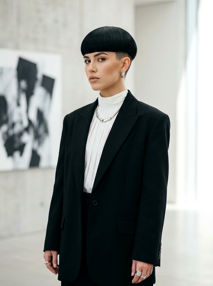 Bowl Cut Design - 20 short natural haircut for thick hair - 20 short natural haircut for thick hair