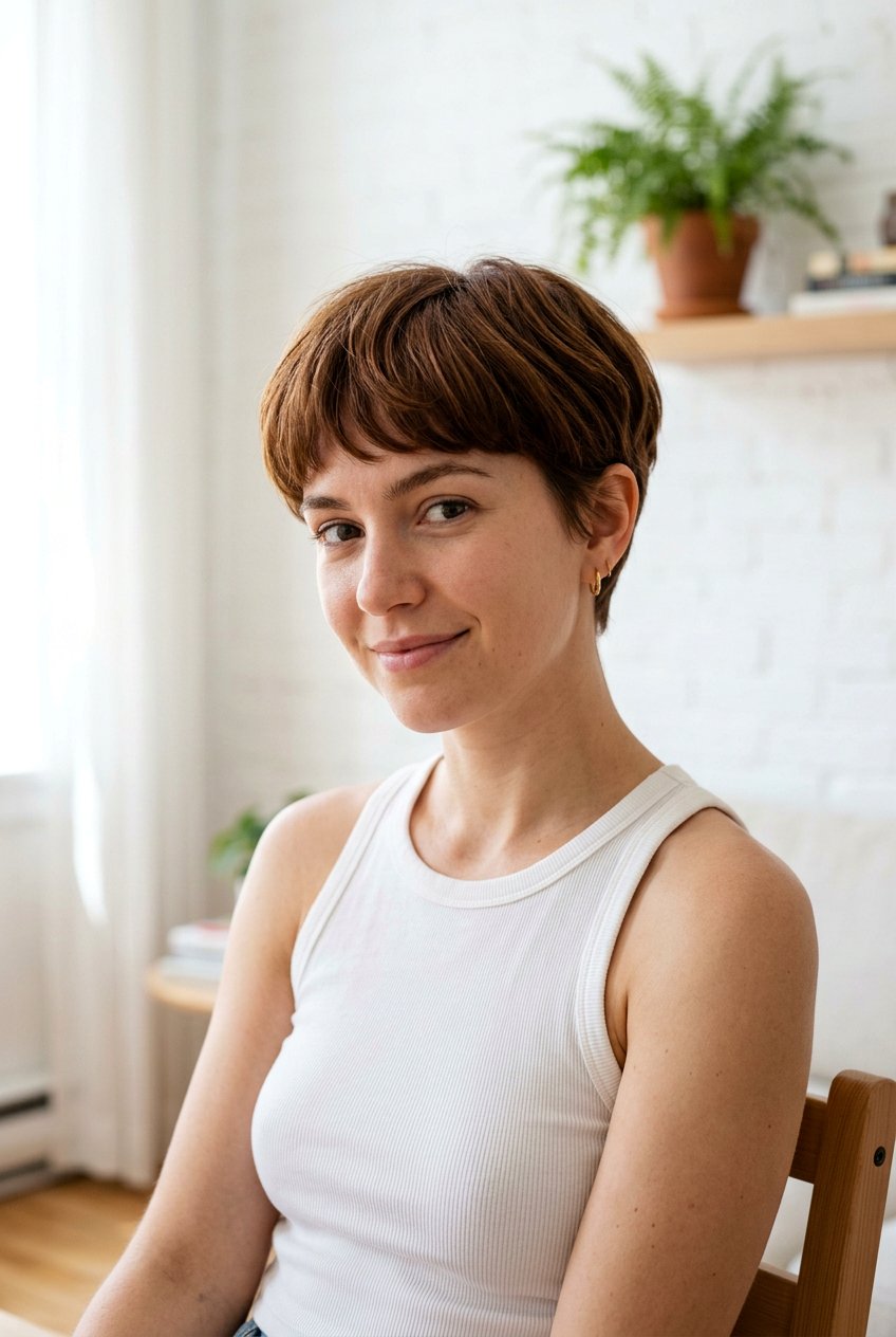 Bowl Cut Inspired Pixie For Women - 20 bowl cut haircut for women - 20 bowl cut haircut for women