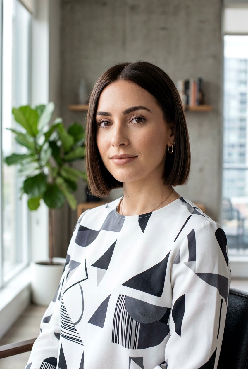 Box Bob - 20 expensive brunette bob for women - 20 expensive brunette bob for women