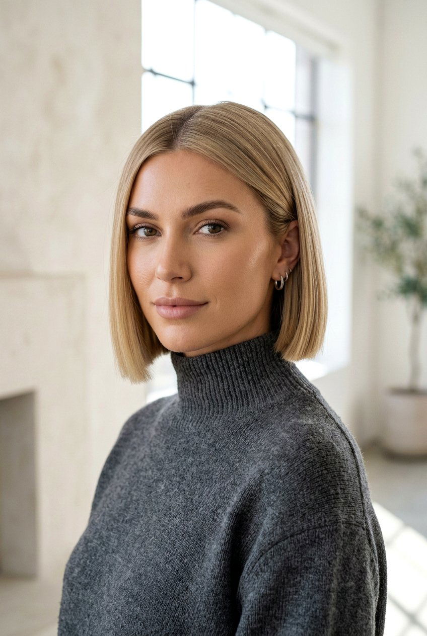 Box Bob - 20 straight hairstyles for short hair - 20 straight hairstyles for short hair