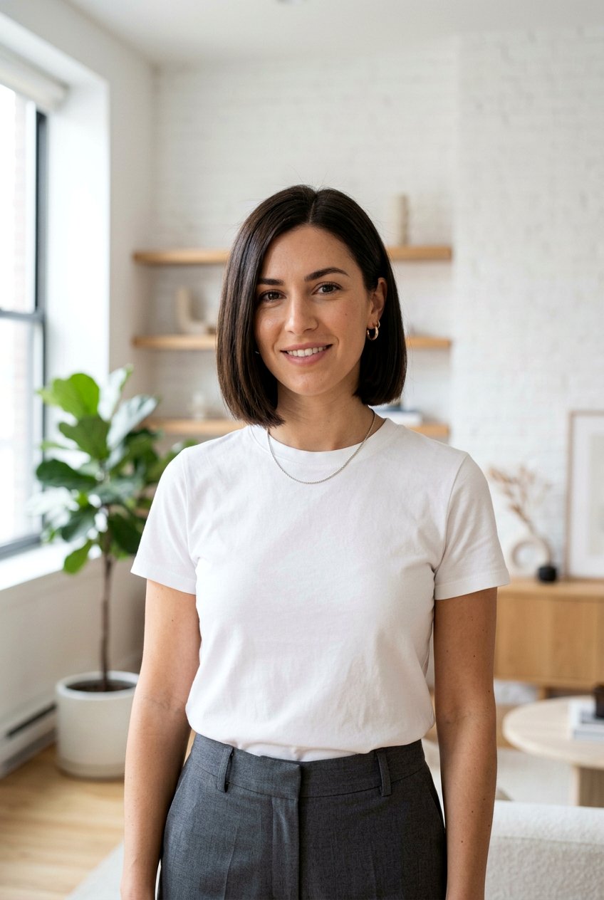 Box Bob Cut - 20 low maintenance bob for moms - 20 low maintenance bob for moms