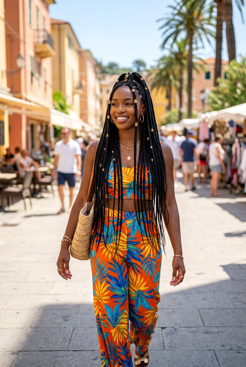 Box Braids - 20 summer hairstyles for women - 20 summer hairstyles for women