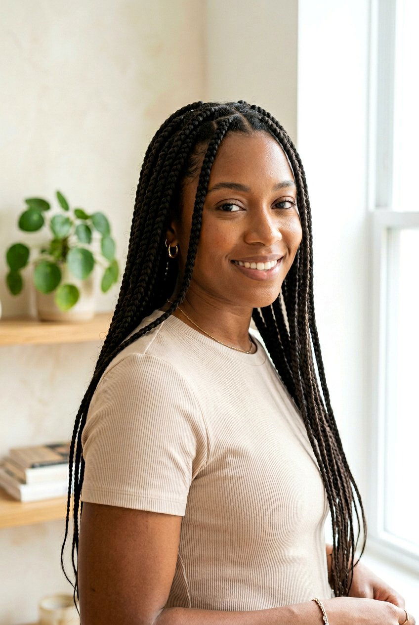Box Braids For Frizz Protection - 20 anti frizz braid hairstyle - 20 anti frizz braid hairstyle